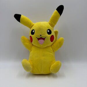 Pokémon WCT PIKACHU Plush Stuffed Animal Toy Doll Wicked Cool Toys 10" Yellow